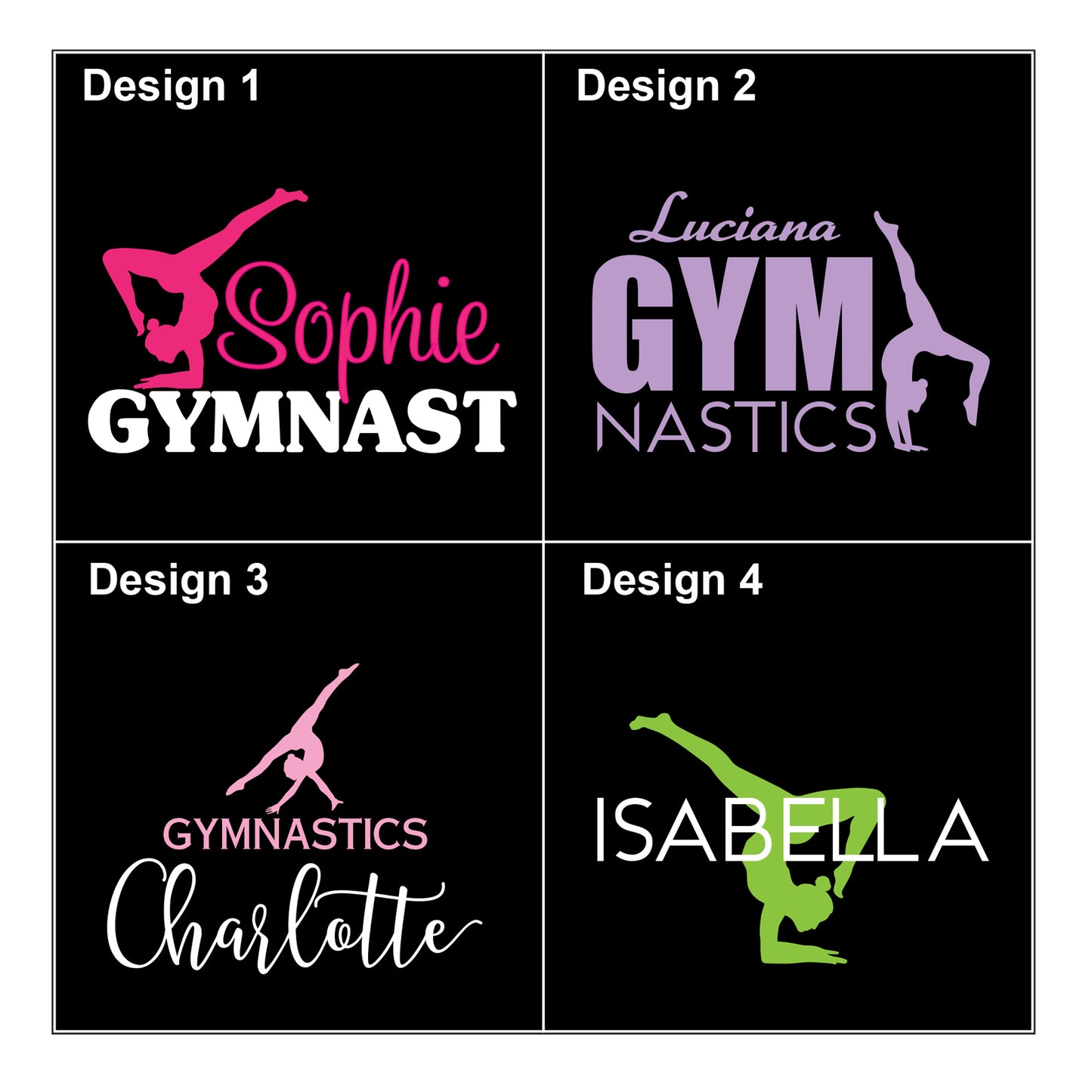 Custom Girls Gymnastics Gym Bag