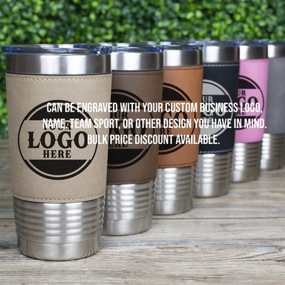 CUSTOM - Leatherette Tumbler