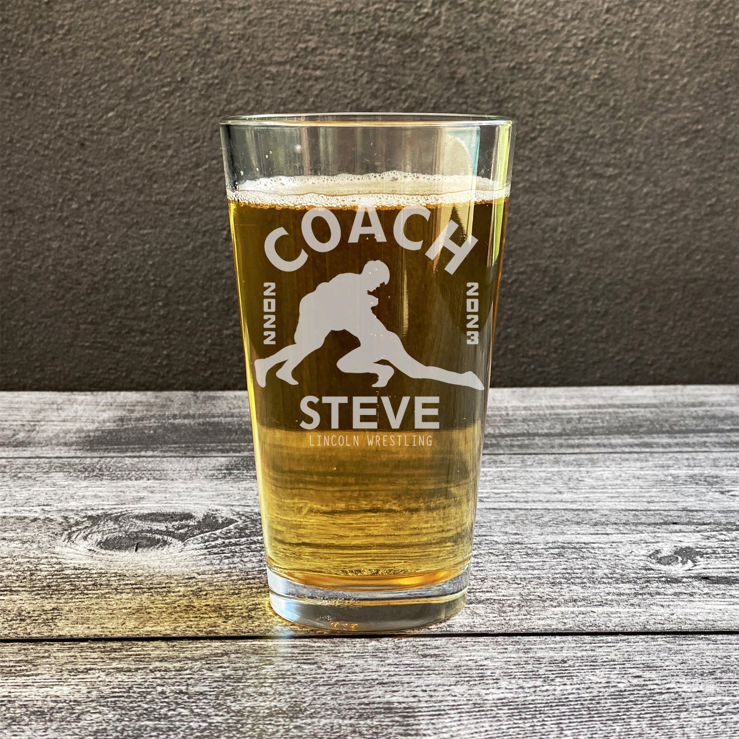 Custom Wrestling Coach Gift